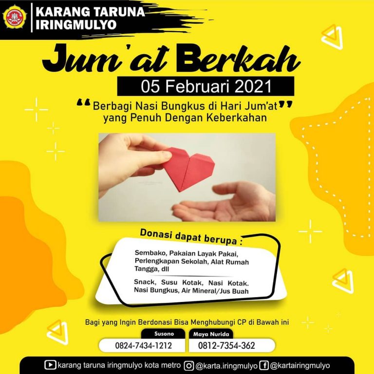 Jum’at Berkah Karang Taruna Iringmulyo Part 3