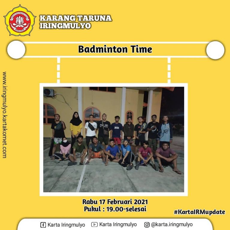 Badminton Time ! Karang Taruna Iringmulyo | Part 2 |