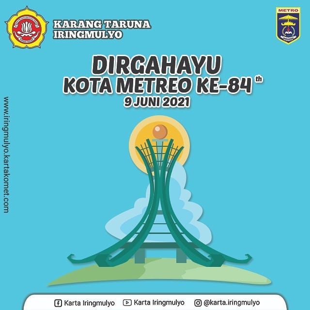 Dirgahayu Kota Metro yang ke-84 th